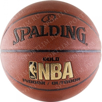 Баскетбольный мяч Spalding NBA Gold Series (76-014Z), с логотипом NBA